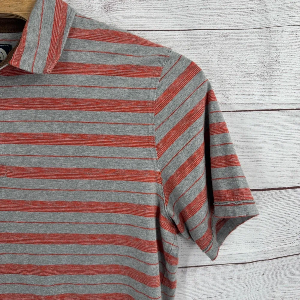 The North Face California Heritage Striped Polo Shirt Mens XL Casual Golf Hiking